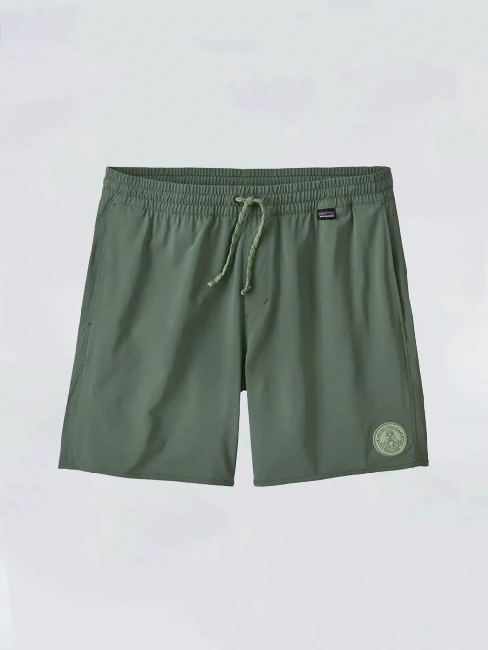 Patagonia Hydropeak Volley Hybrid Shorts in Green, Men’s size Small
